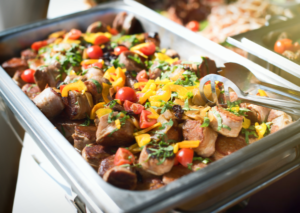 Roasted vegetable bake dish