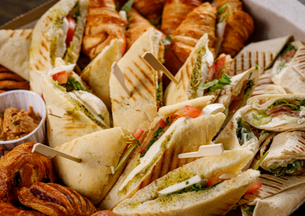 Toasted pesto focaacia