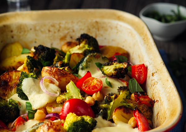 Vegetable cheese bake