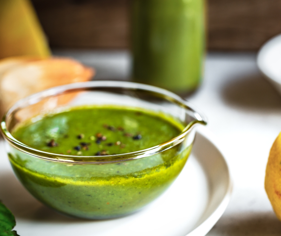 Roast vegetable stack with herbs and basil dressing Recipe Healthy