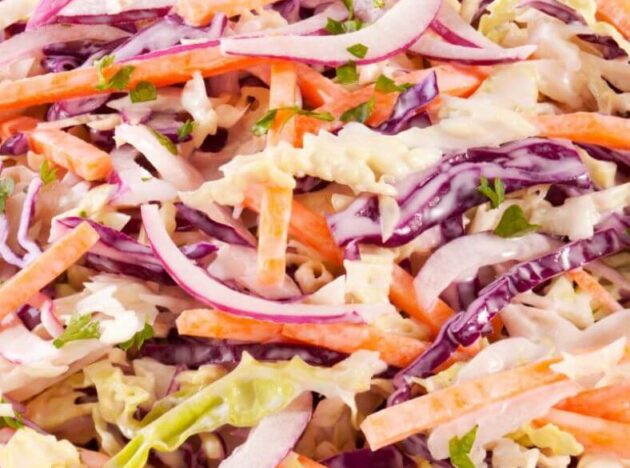 mixed shredded vegetables