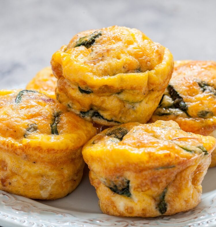 spinach and cheese muffin