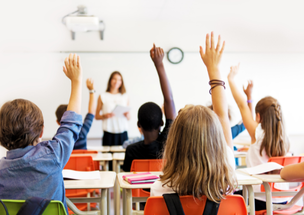 Classroom with children