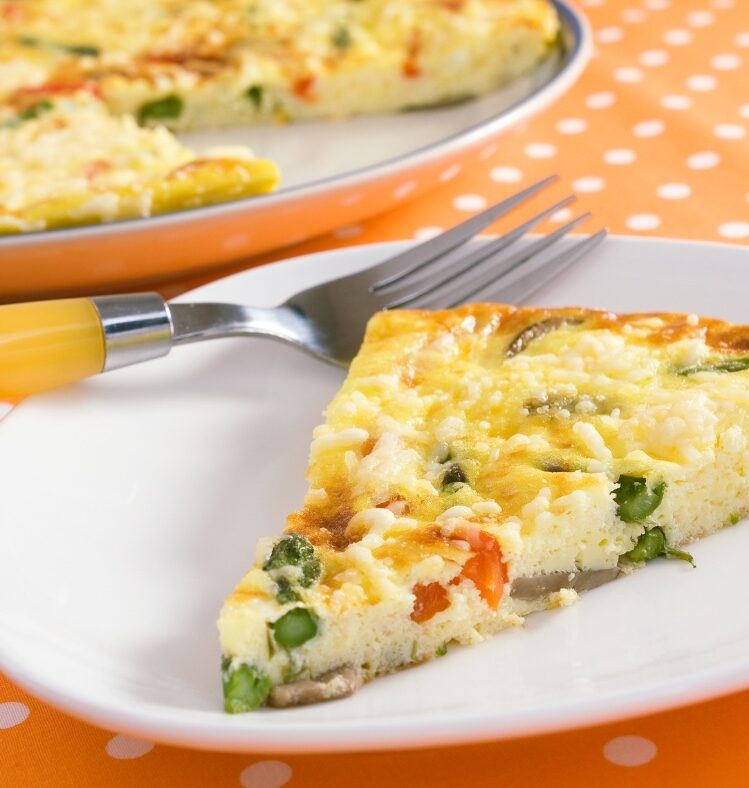 Vegetable And 3 Cheese Frittata Recipe | Healthy Eating Advisory Service