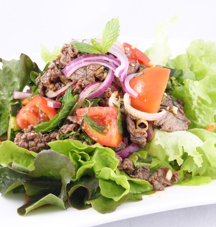 Shredded beef salad