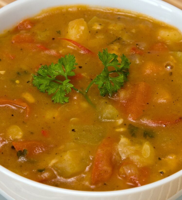 vegetable and tomato soup
